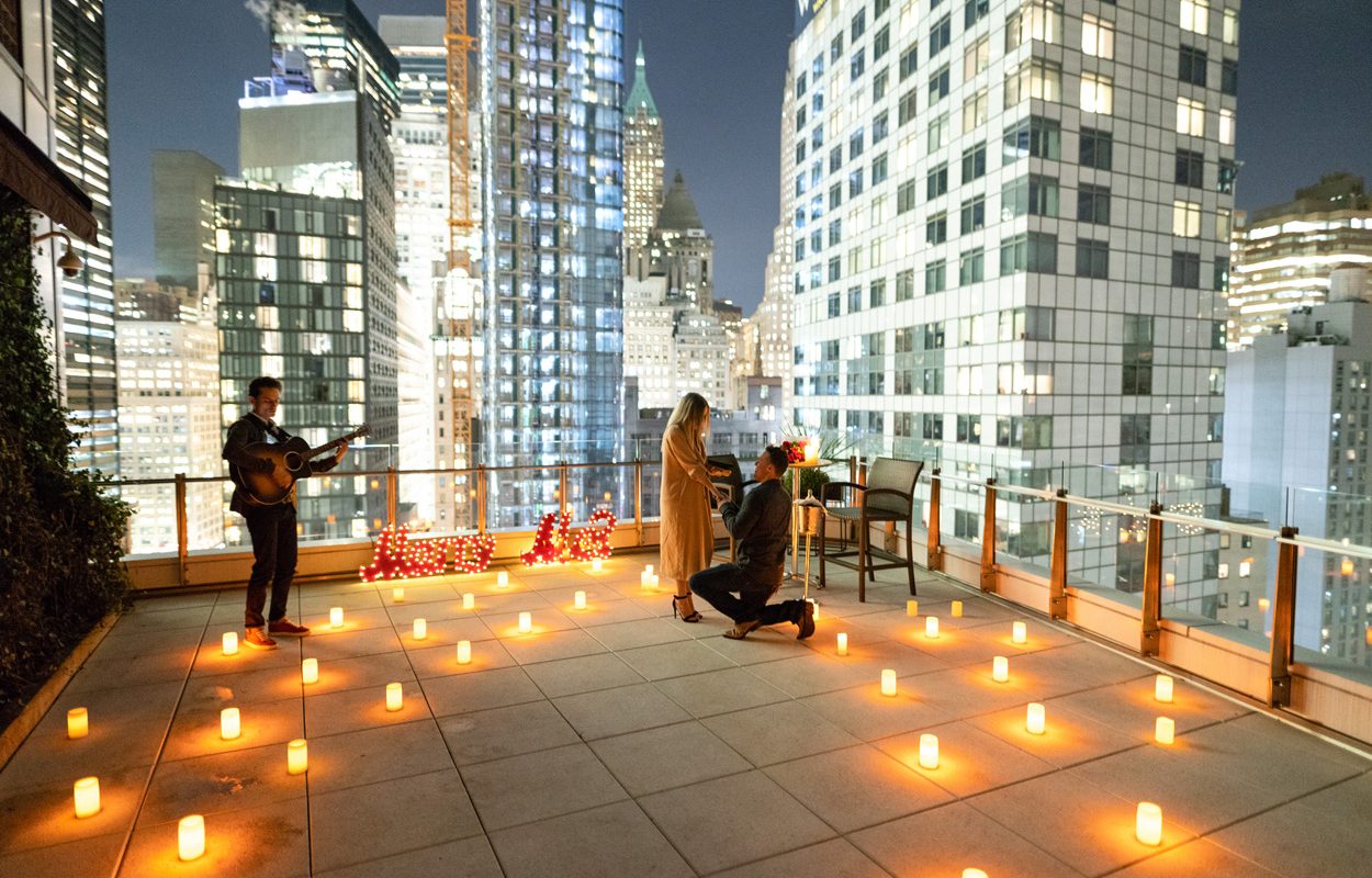 rooftop proposal new york city